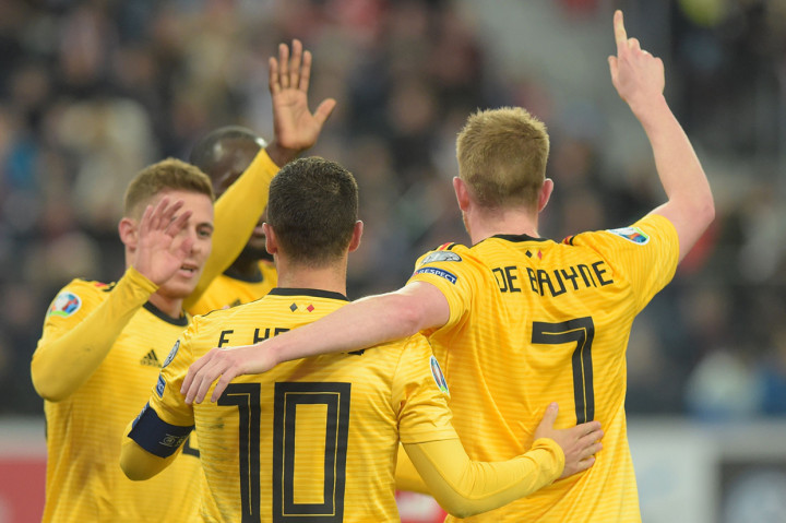 Belgia berhasil unggul 4-0 terlebih dulu lewat Thorgan Hazard, dua gol Eden Hazard dan Romelu Lukaku.