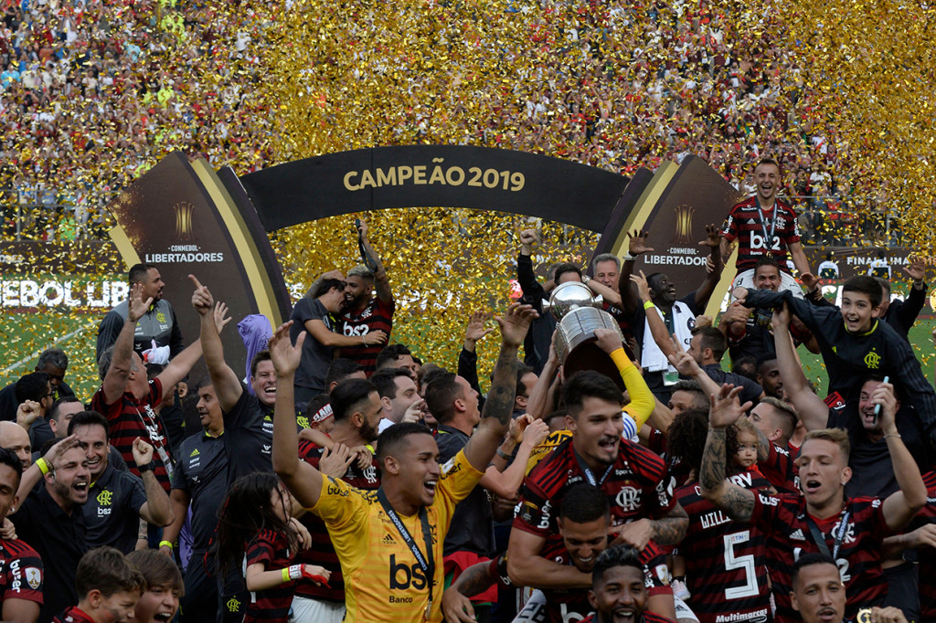 Klub asal Brasil, Flamengo berhasil menjadi juara Copa Libertadores 2019. AFP Photo/Ernesto Benavides
