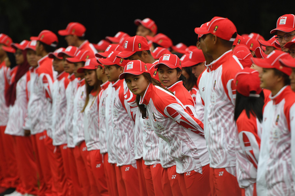 Presiden secara resmi melepas 841 atlet Indonesia untuk berlaga pada ajang olahraga terbesar Asia Tenggara, SEA Games 2019, di Manila, Filipina. 