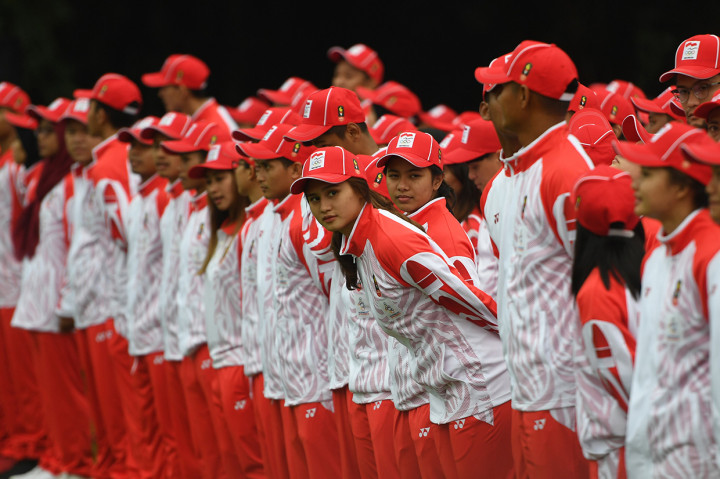 Presiden secara resmi melepas 841 atlet Indonesia untuk berlaga pada ajang olahraga terbesar Asia Tenggara, SEA Games 2019, di Manila, Filipina. 