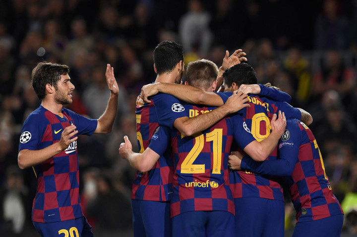 Dengan hasil tersebut Barca lolos ke babak 16 besar sebagai juara Grup F dengan 11 poin dari lima laga. Sementara Inter Milan dan Dortmund di urutan kedua dengan 7 poin, dan Slavia Praha di urutan terbawah dengan 2 poin.