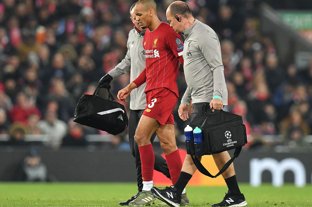 The Red harus melakukan pergantian pemain saat laga baru berjalan 19 menit. Fabinho ditarik keluar karena cedera digantikan Georginio Wijnaldum.