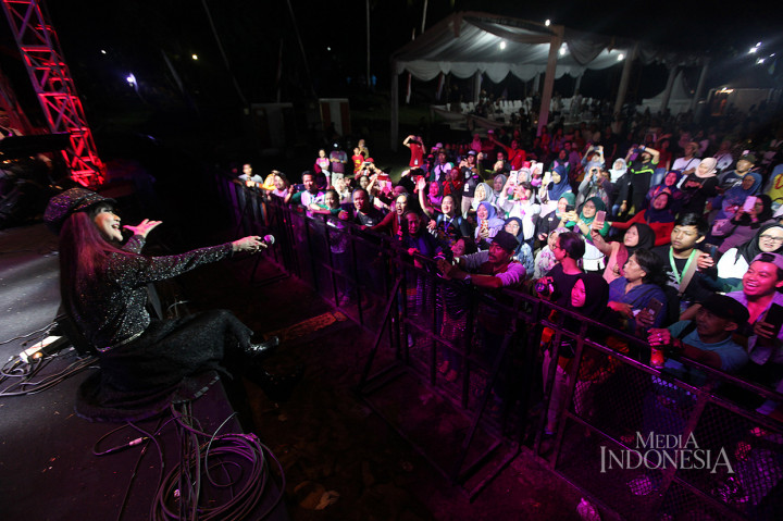 Suasana International Jatiluhur Jazz Festival 2019 di Purwakarta, Jawa Barat.