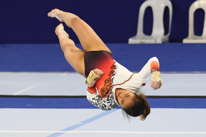 Rifda mengumpulkan poin terbanyak kedua setelah atlet Malaysia Farah Ann Abdul Hadi. Catatan resmi pertandingan menunjukkan Rifda mengumpulkan poin 48.025 dan Farah sebanyak 47.625.
