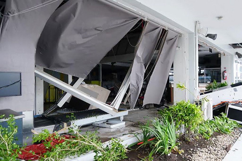 Topan Kammuri telah mengakibatkan kerusakan di beberapa wilayah di Filipina, salah satunya di Legaspi, Provinsi Albay. 