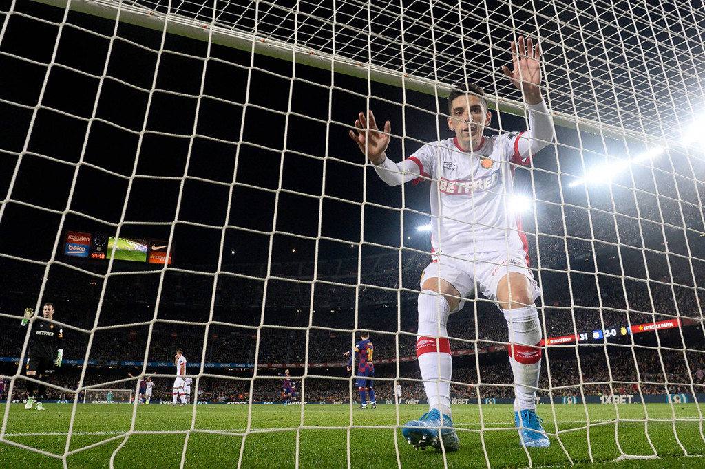 Mallorca hanya bisa mencetak satu angka lewat gol Ante Budimir.