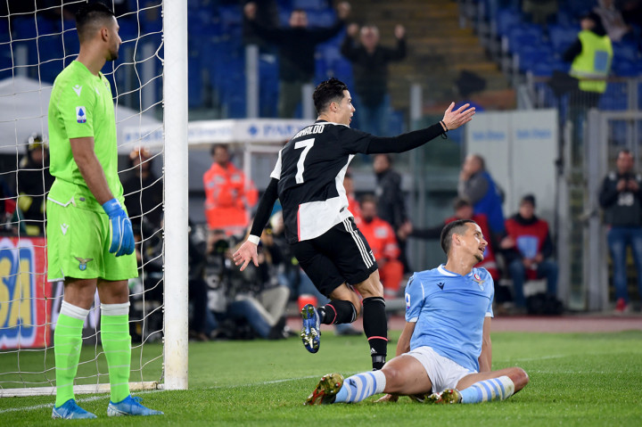 Dalam pertandingan tersebut, Juve sebenarnya unggul lebih dulu lewat Cristiano Ronaldo (25'). AFP Photo/Filippo Monteforte