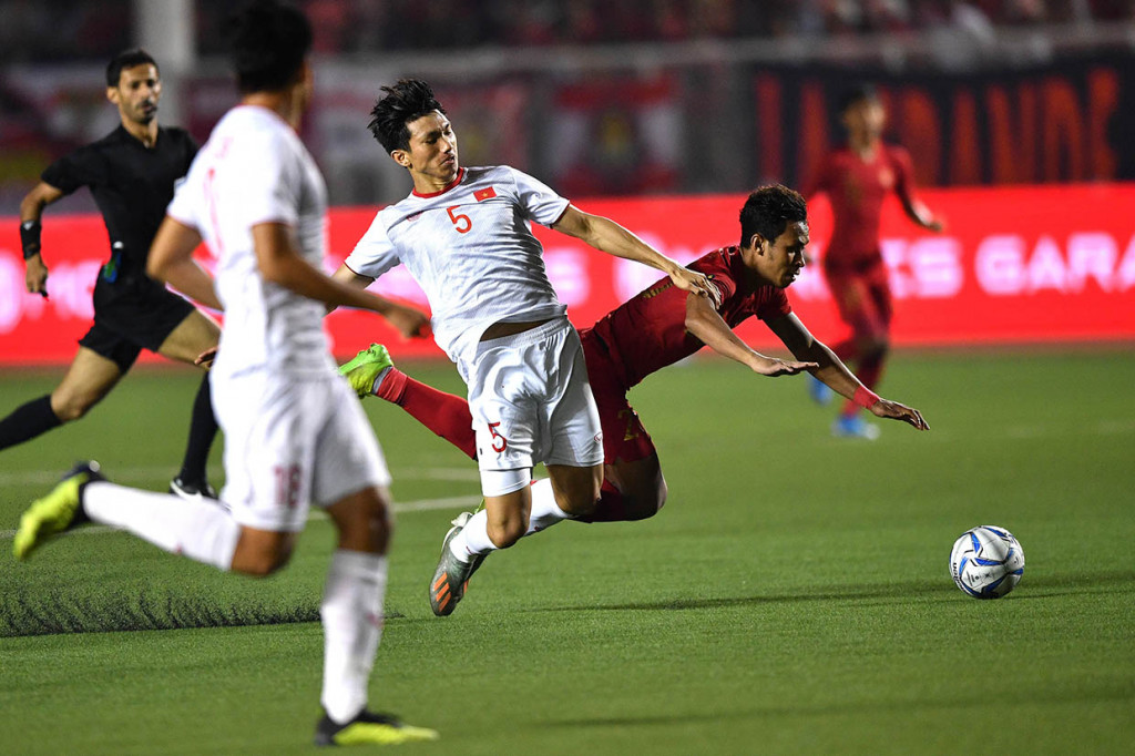 Tiga gol Vietnam dicetak oleh Doan Van Hau (39', 59'), dan Do Hung Dung (73').