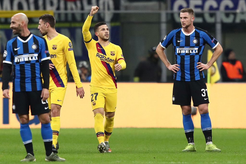 Barca sebelumnya unggul terlebih dahulu lewat Carles Perez pada menit ke-12.