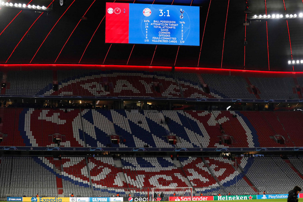 Skor 3-1 bertahan hingga laga usai, yang membuat Muenchen meraih kemenangan sempurna di babak 32 besar. Muenchen kukuh di puncak klasemen dengan 18 poin, sementara Tottenham di urutan kedua dengan 10 poin.