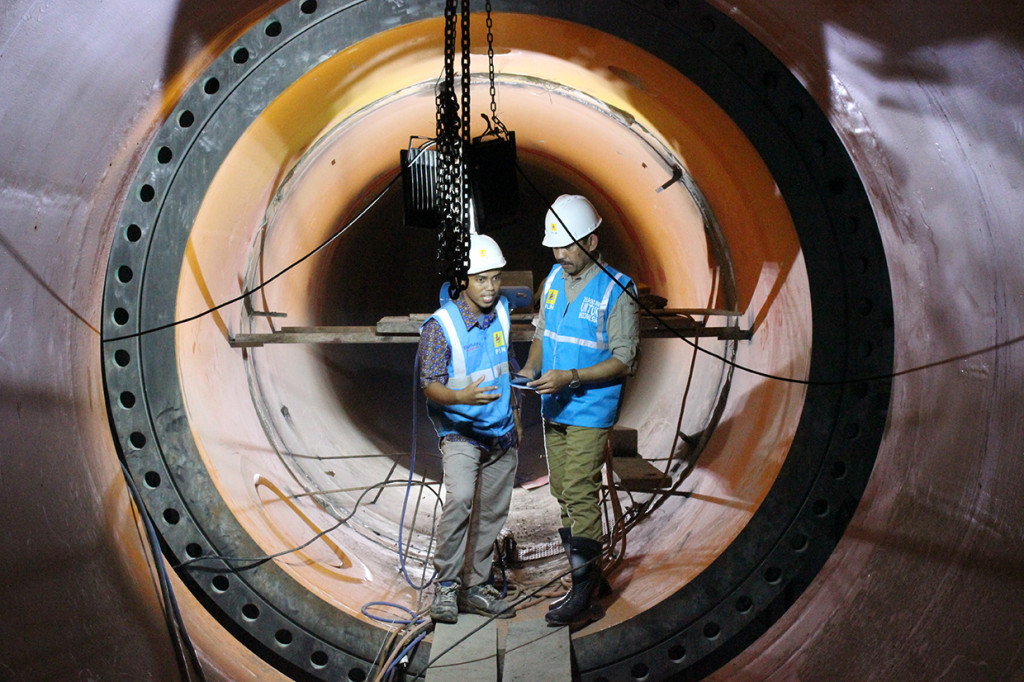 Hal ini merupakan salah satu miles stone penting dalam progres pengerjaan PLTA. 
