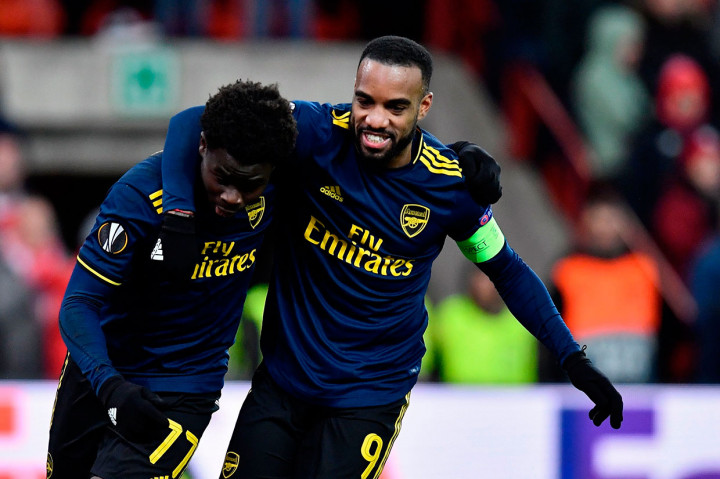 Bukayo Saka memaksa hasil imbang menjadi 2-2 lewat golnya pada menit ke-81.