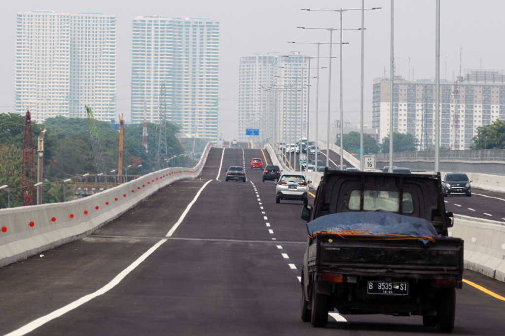 Jalan ini telah diresmikan Presiden Joko Widodo (Jokowi) pada Kamis, 12 Desember 2019, lalu. Antara Foto/Muhammad Iqbal