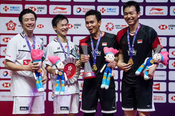 Kemenangan dalam final BWF World Tour 2019 ini memperbesar dominasi Ahsan/Hendra atas Endo/Watanabe. Dalam tujuh pertemuan, Ahsan/Hendra menang enam kali dan hanya sekali kalah dari pasangan ganda putra yang mengalahkan Marcus Fernaldi Gideon/Kevin Sanjaya Sukamuljo di babak semifinal tersebut. AFP Photo/STR/China OUT