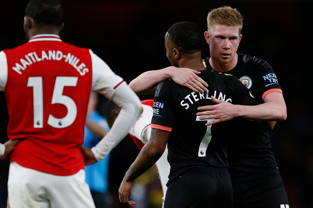 Tambahan tiga poin membuat City memangkas jarak dengan Leicester City menjadi empat poin. FP Photo/Ian Kington