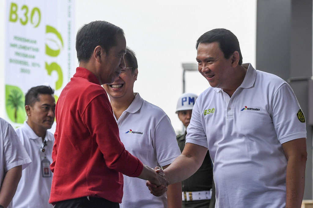 Dalam peresmian ini, Jokowi didampingi oleh Menteri Koordinator Bidang Perekonomian Airlangga Hartarto, Menteri BUMN Erick Thohir, Dirut Pertamina Nicke Widyawati, serta Komisaris Pertamina Basuki Tjahaja Purnama alias Ahok.