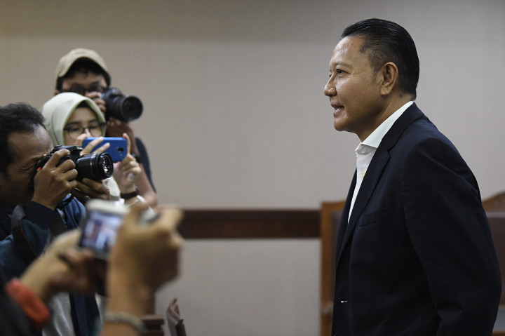 I Nyoman Dhamantra mengajukan eksepsi atas dakwaan Jaksa Komisi Pemberantasan Korupsi. Dhamantra menyebut dakwaan yang dibacakan oleh jaksa tidak sesuai dengan fakta.