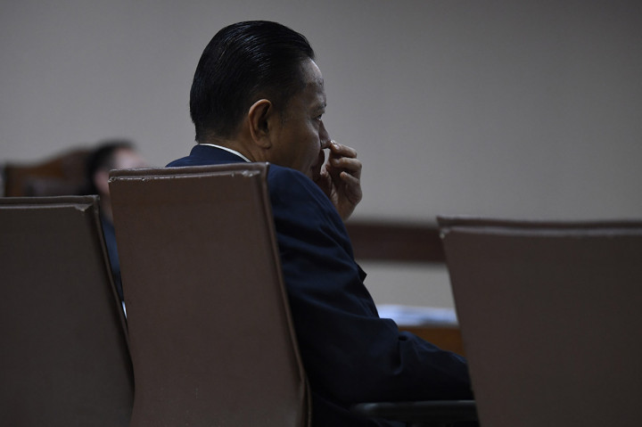 Terdakwa kasus dugaan suap impor bawang putih I NYoman Dhamantra menjalani sidang dakwaan di Pengadilan Tipikor, Jakarta.