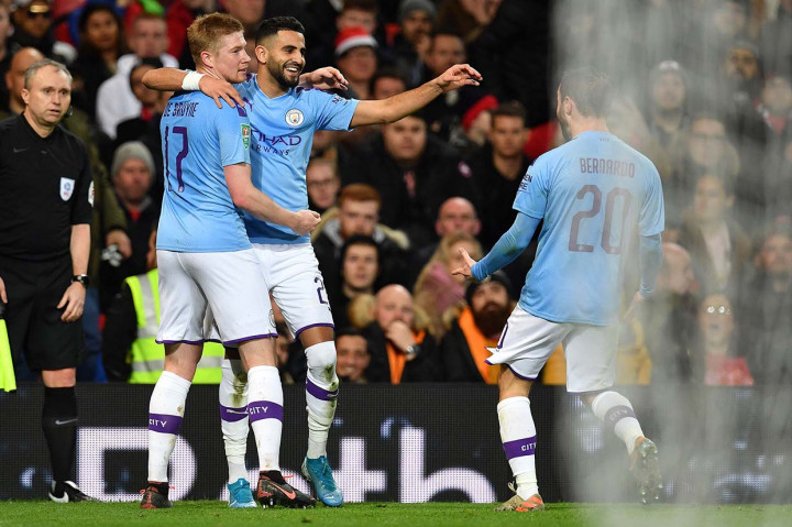 Pada menit ke-33 sebuah serangan balik berhasil diakhiri Man City menjadi gol kedua yang dicetak Riyad Mahrez, menyelesaikan umpan tarik Bernardo Silva. Mahrez sempat mengecoh kiper David de Gea sebelum melepaskan sontekan mudah ke gawang tak bertuan.