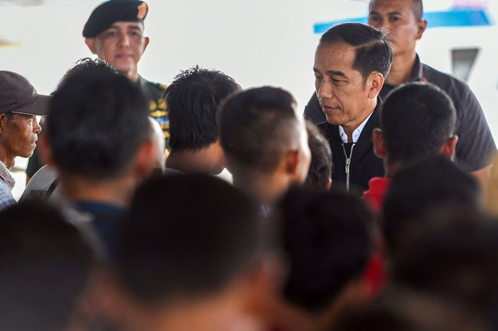 Presiden menyebutkan Natuna merupakan kawasan berpenduduk WNI dengan penduduk 81 ribu orang. 