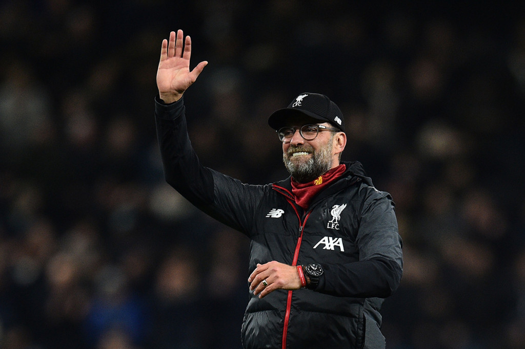 Skuat Jurgen Klopp juga selalu mencetak gol di 21 laga awal Liga Inggris musim 2019-2020.
