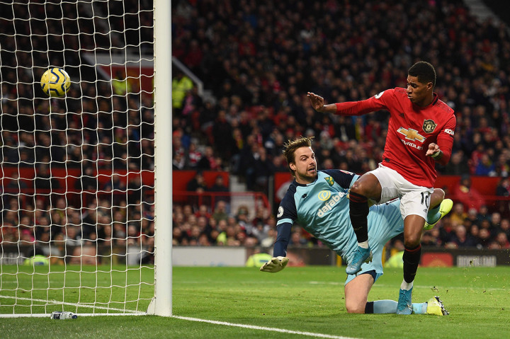 Marcus Rashford menginspirasi kemenangan Setan Merah setelah menyumbang dua gol pertama.