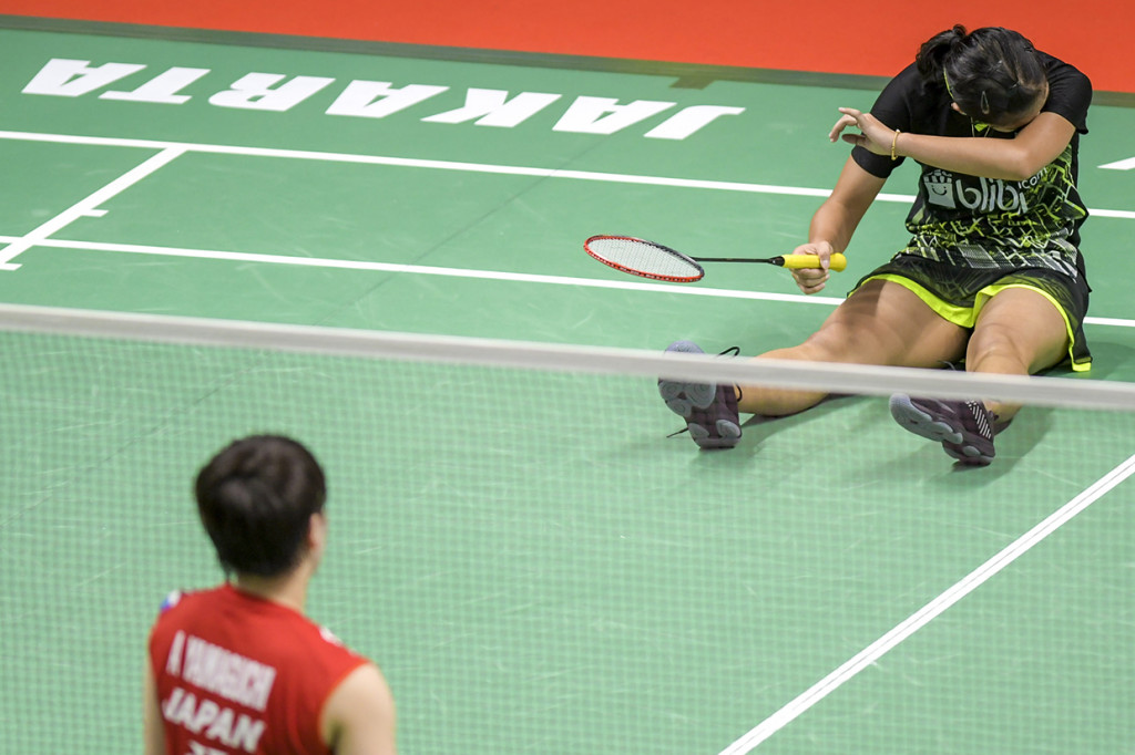Dengan demikian, Indonesia tanpa wakil tunggal putri di babak kedua Indonesia Masters 2020.