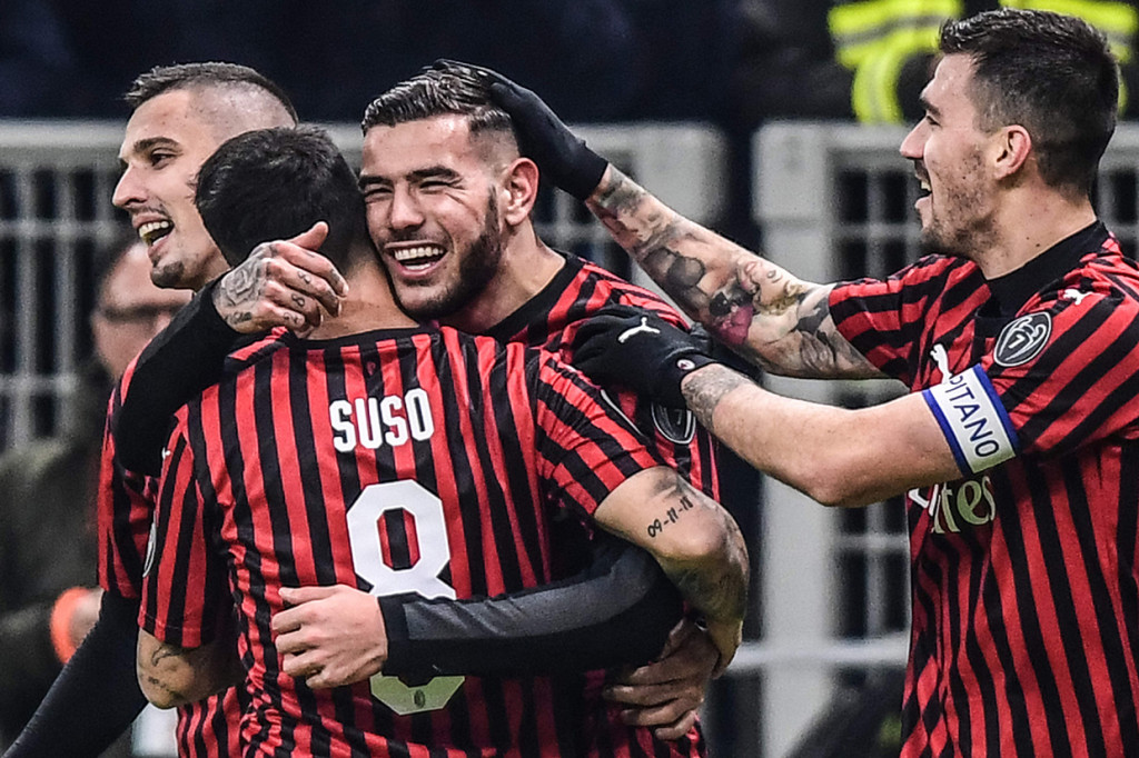Theo Hernandez membawa Milan unggul 3-0 pada menit ke-64. Solo run dari tengah lapangan, Hernandez melewati beberapa pemain sebelum melancarkan tembakan keras kaki kiri dari luar kotak penalti untuk menjebol gawang Berisha.