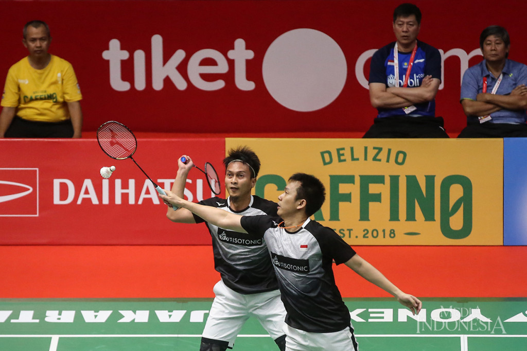 Ganda putra Indonesia, Mohammad Ahsan/Hendra Setiawan juga sukses melangkah ke perempat final Indonesia Masters 2020.