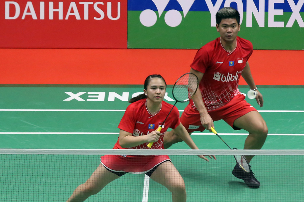 Melalui 'rubber game' yang berlangsung selama 63 menit, Praveen/Melati ditaklukkan Pasangan Prancis ini dengan 19-21, 21-14, 18-21. Pertandingan itu menjadi pertemuan perdana Praveen/Melati dan Gicquel/Delrue.