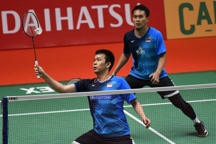 The Daddies meraih kemenangan dalam tiga gim dengan skor 9-21, 21-15, dan 21-19.