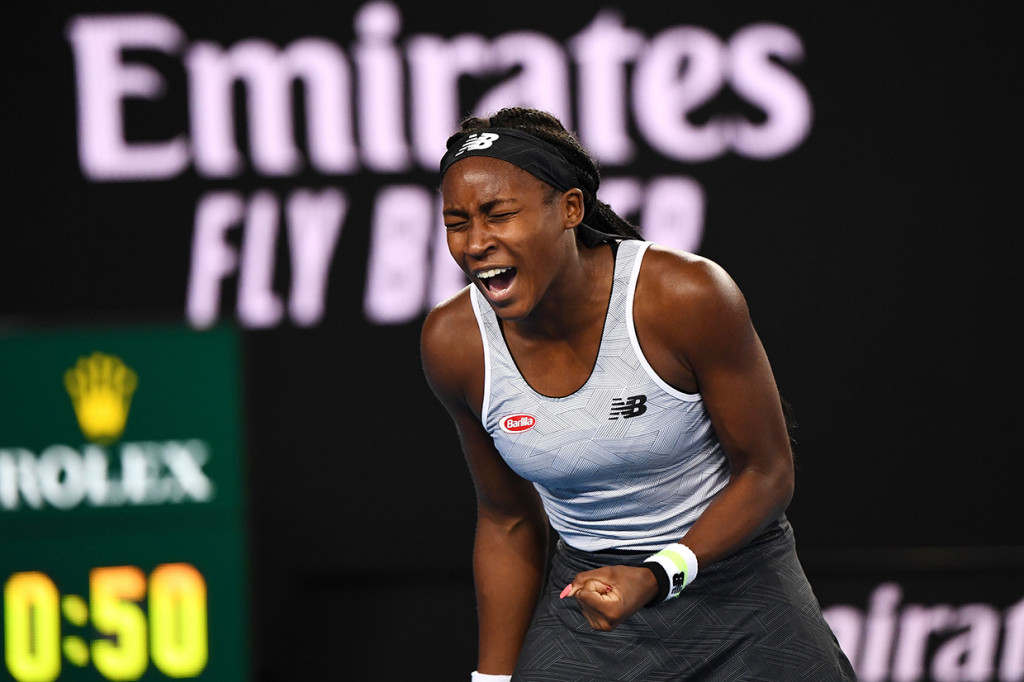 Ini adalah kali pertama Gauff tampil di babak utama grand slam tanpa melewati kualifikasi. 