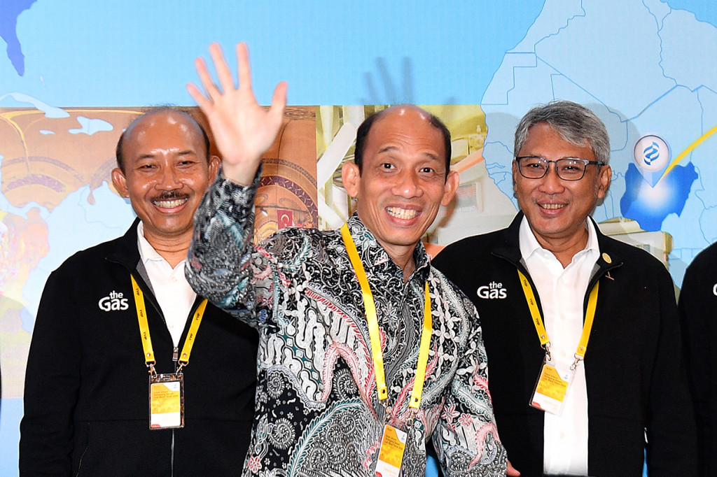 Dalam kesempatan tersebut, Arcandra menyampaikan rasa terima kasihnya kepada Presiden Joko Widodo dan seluruh pemegang saham yang telah memilihnya hari ini.