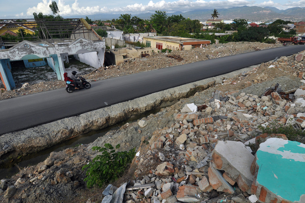 Proses rehabilitasi dan rekonstruksi di Kota Palu terus berjalan, salah satunya adalah perbaikan terhadap infastruktur yang rusak.