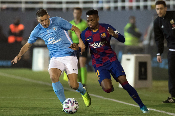 Turun dengan sejumlah pemain cadangan, Barcelona kesulitan meladeni agresivitas tuan rumah, klub divisi tiga UD Ibiza, di Can Misses Municipal Stadium, Ibiza, Kamis, 23 Januari 2020 dini hari WIB.