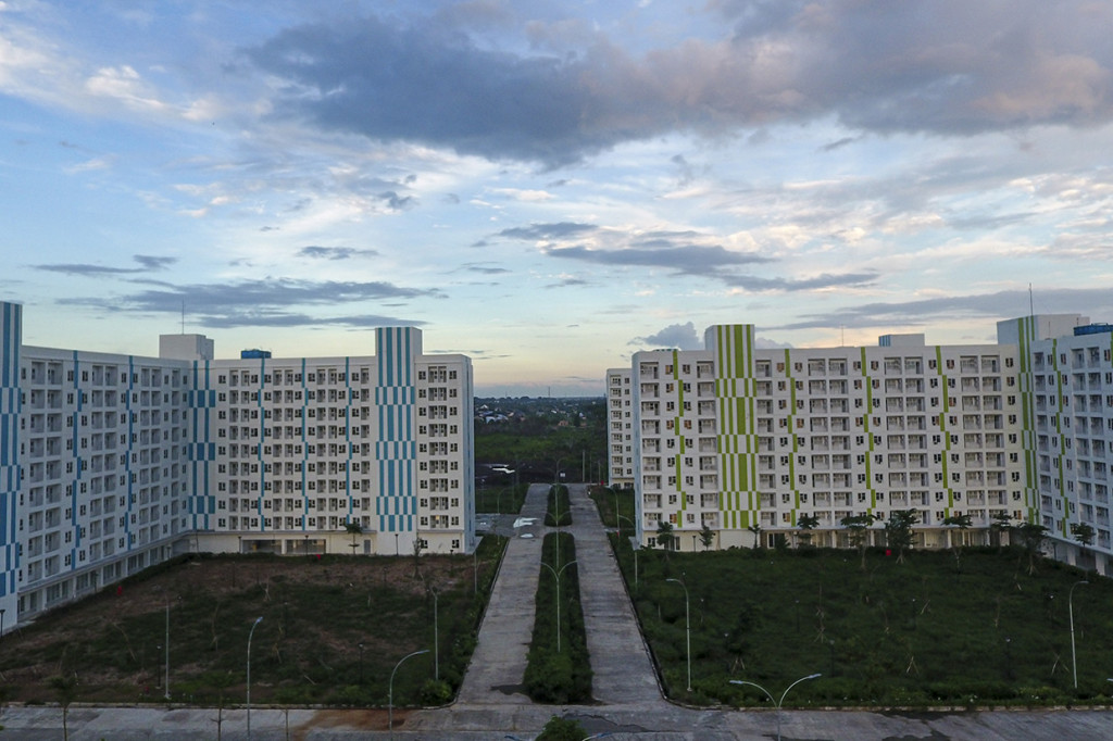 Rusunami atau Sentraland Jakabaring Apartment yang merupakan fasilitas pendukung Asian Games 2018 yang lalu tersebut terbengkalai. 