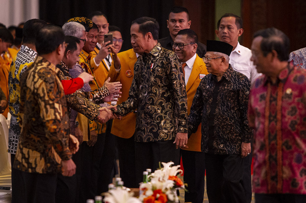 Presiden kemudian berpesan sekaligus meyakini Hanura dapat memotori penyelenggaraan Pilkada 2020 yang aman, damai, dan demokratis. 