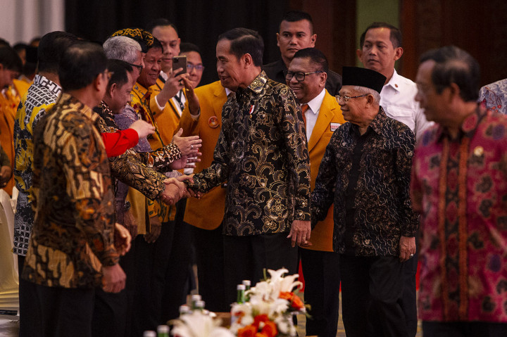 Presiden kemudian berpesan sekaligus meyakini Hanura dapat memotori penyelenggaraan Pilkada 2020 yang aman, damai, dan demokratis. 