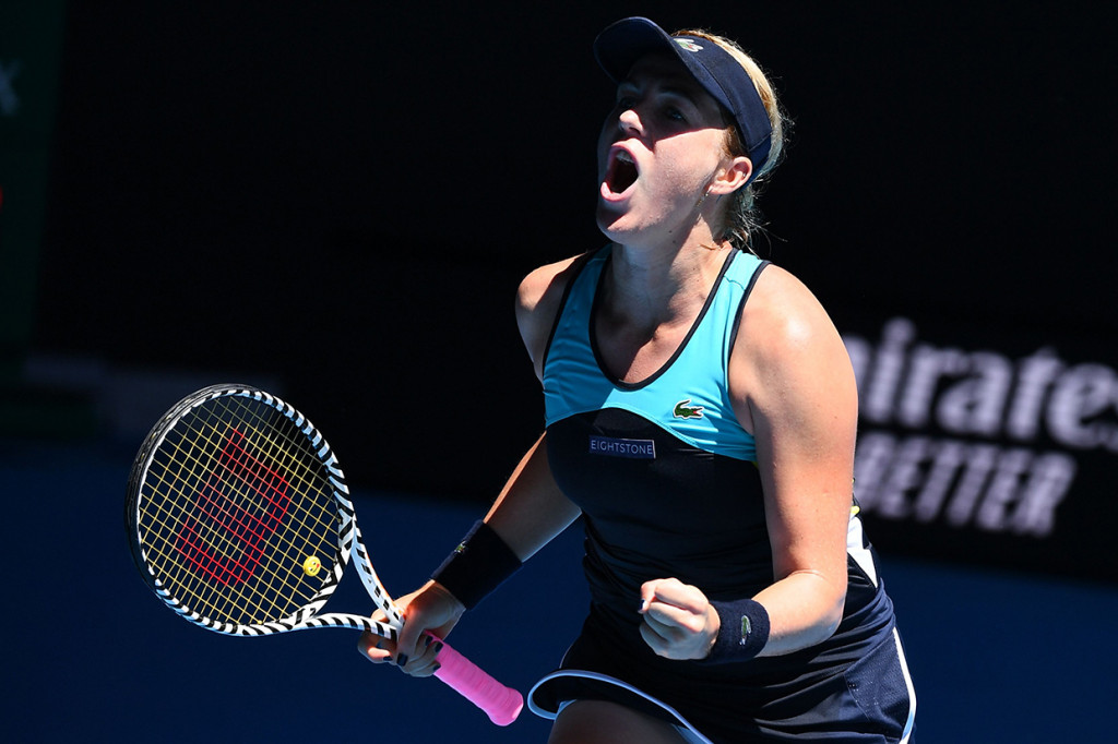 Bagi Pavlyuchenkova ini merupakan kemenangan pertamanya atas Pliskova.