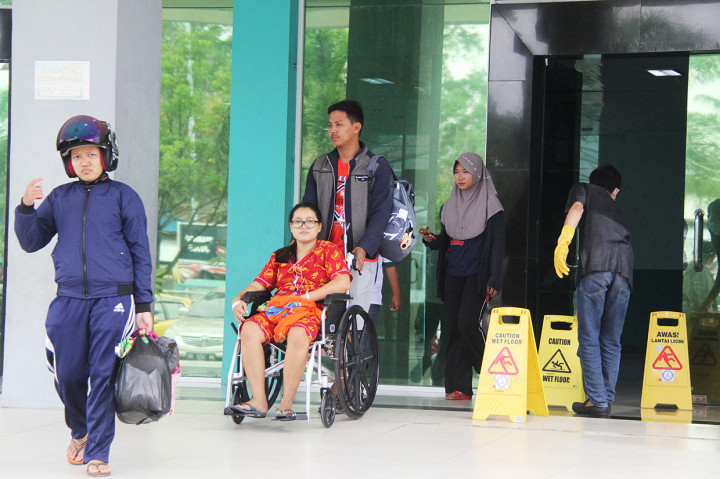 Sejumlah pasien terpaksa pulang karena tidak mendapatkan pelayanan medis di poliklinik akibat dokter spesialis yang bertugas melakukan aksi mogok kerja di Rumah Sakit Umum Daerah (RSUD) Dumai di Dumai, Riau.