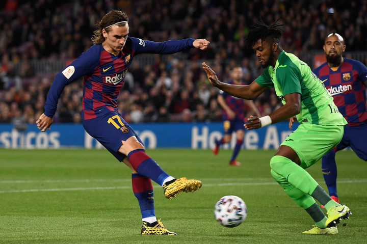 Hasilnya, saat laga baru berjalan empat menit Barca telah berhasil membobol gawang Leganes lewat tembakan keras Antoine Griezmann. 