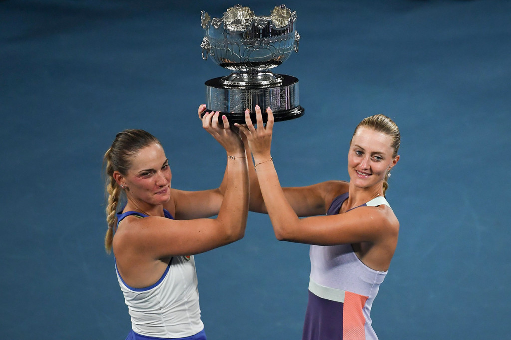 Bagi Mladenovic/Babos ini merupakan gelar kedua mereka dalam tiga tahun terakhir. Trofi tersebut juga gelar Grand Slam ketiga bersama-sama dan secara keseluruhan yang ke-10.