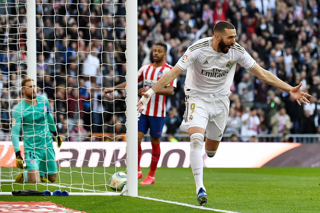 Gol semata wayang Los Blancos dicetak Karim Benzema.
