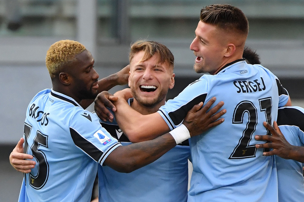 Lazio sukses membobol gawang SPAL melalui Ciro Immobile pada menit kelima.