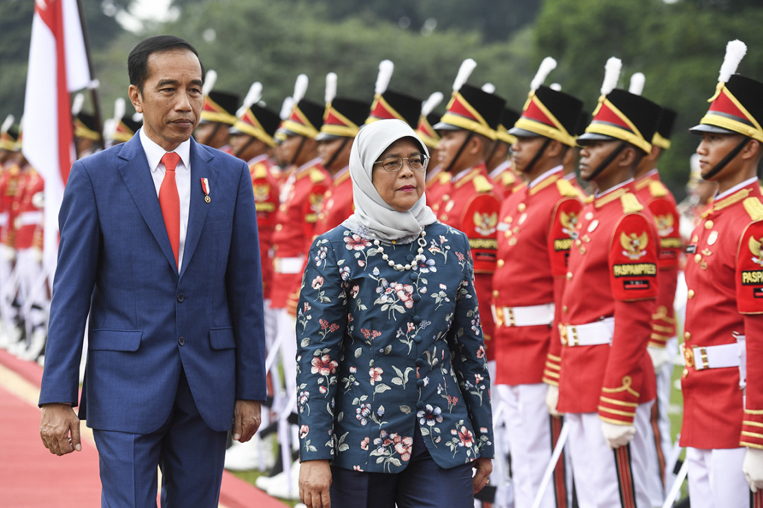Jokowi Terima Kunjungan Kenegaraan Presiden Singapura Medcomid