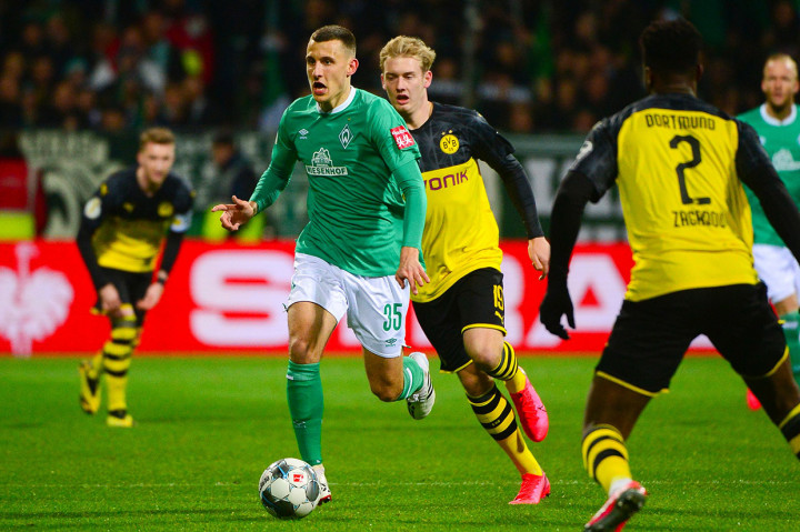 Bertandang ke Weserstadion, Dortmund dibuat kewalahan dengan agresivitas para pemain tuan rumah.