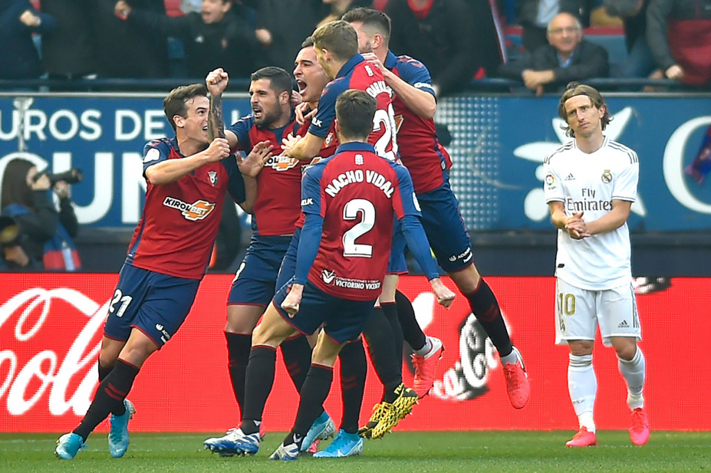 Tim besutan Zinedine Zidane itu sempat tertinggal dari Osasuna melalui gol Unai Garcia pada menit ke-14. 
