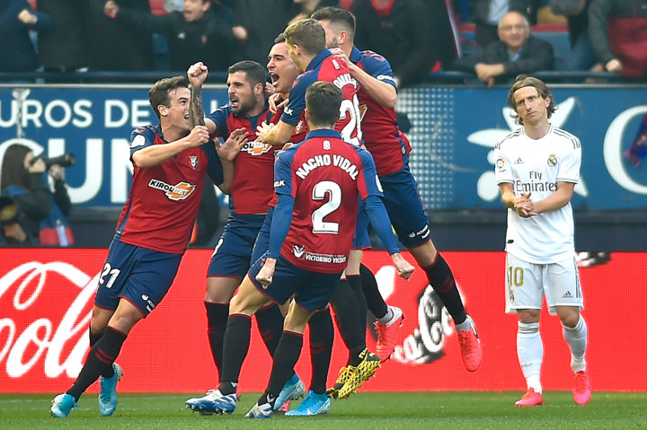Tim besutan Zinedine Zidane itu sempat tertinggal dari Osasuna melalui gol Unai Garcia pada menit ke-14. 
