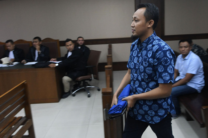 Mujib Mustofa selaku Direktur Utama PT Navy Arsa Sejahtera (PT NAS) memberikan uang suap sebesar USD 30 ribu ke Risyanto Suanda. Uang tersebut bertujuan terkait penunjukan Mujib untuk memanfaatkan persetujuan impor hasil perikanan berupa frozen pacific mackarel atau scomber japonicus milik Perum Perikanan Indonesia.

