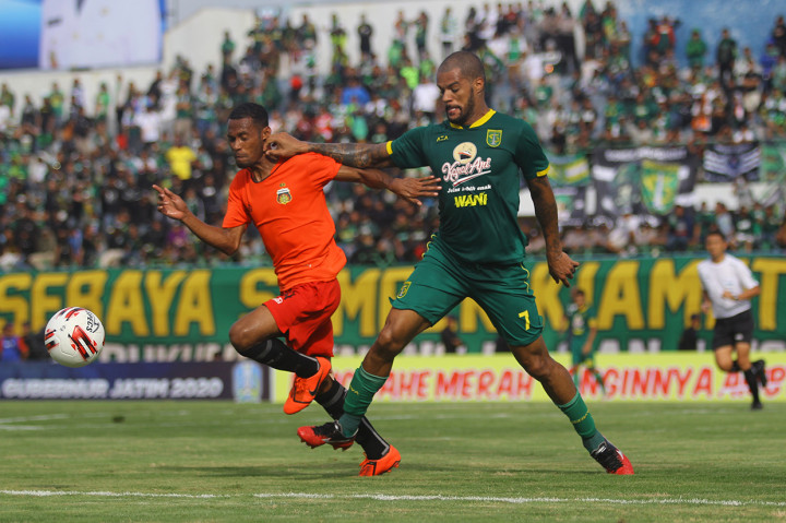 Persebaya kalah lawan Bhayangkara FC dengan skor akhir 0-1.